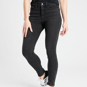 Athleta Scupltek Zip Ankle Ultra Skinny Jeans Size 2 Charcoal